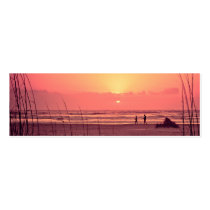 Ocean Sunrise Bookmarks Business Card Template