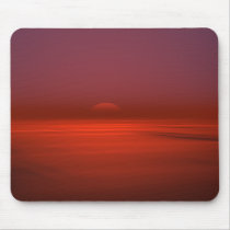 Ocean Sunrise Mouse Pad mousepads by 2wheeldigitalworks Ocean Sunrise Mouse Pad mousepads