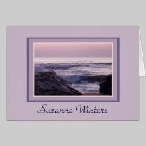 Ocean Sunrise Notecard cards