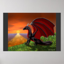 Ocean Sunset Poster