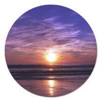 Ocean sunset Sticker