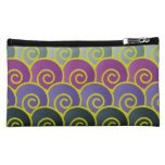 Ocean Swirls Purplish Wristlet