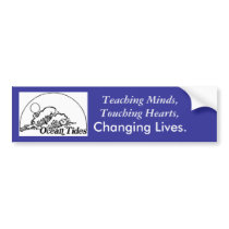 OCEAN, Touching Hearts,, Changing Lives., Teach... bumper stickers