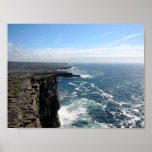 Ocean View from Aran Island Posters
