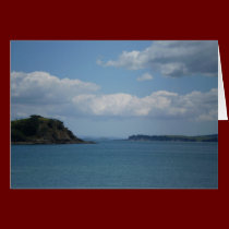 ocean view greeting card cards