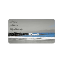 Ocean View_ Personalized Address Label