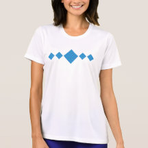 Ocean Villa Lagoon Diamond Geometric Print  Top T-shirts