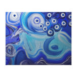 Ocean Vortex XL Stretched Canvas Print