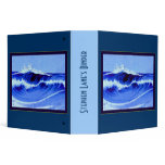 Ocean Waves Vinyl Binders