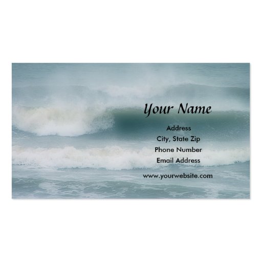 Ocean Waves Business Card