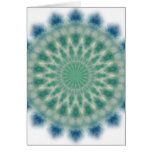 Ocean Waves Kaleidoscope Art 3 Cards