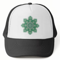 Ocean Waves Kaleidoscope Art 4 hats