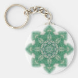 Ocean Waves Kaleidoscope Art 4 Keychain