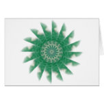 Ocean Waves Kaleidoscope Art 5 Greeting Card