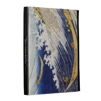 Ocean Waves Katsushika Hokusai masterpiece art iPad Folio Cover