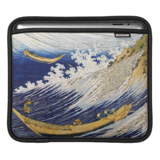 Ocean Waves Katsushika Hokusai masterpiece art iPad Sleeves