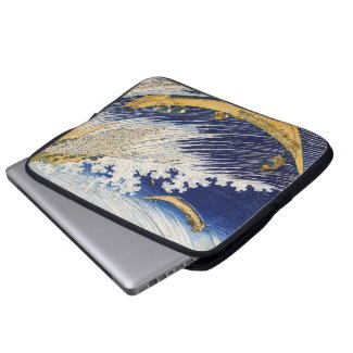Ocean Waves Katsushika Hokusai masterpiece art Laptop Sleeves