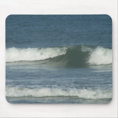 Ocean Waves Mouse Pad by MeMeBev