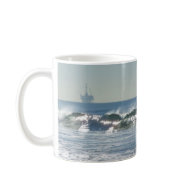 Ocean Waves/Oil Derrick Mug mug