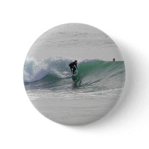 Ocean Waves Surfing Surfers Pin