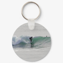 Ocean Waves Surfing Surfers keychains