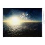 Ocean world with squadron greeting cards