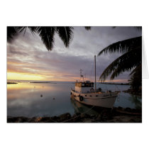 Oceania, Polynesia, Cook Islands, Aitutaki, Card
