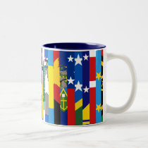 Oceanian Flags Mug mugs