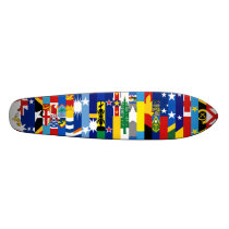 Oceanian Flags Skateboard by Flagnostic Oceanian Flags Skateboard
