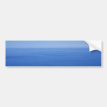 Océano azul etiqueta de parachoque