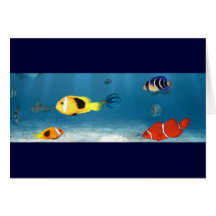 Oceans Of Fish Greeting Card