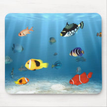 Oceans Of Fish Mouse Mats