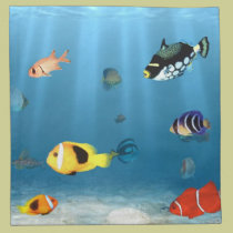 Oceans Of Fish napkins