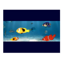 Oceans Of Fish Postcards