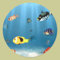 Oceans Of Fish stickers