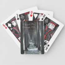 Oceanside Pier with text Playing Cards