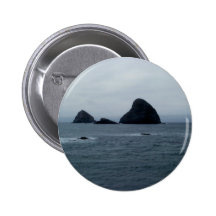 Oceanside Pinback Button