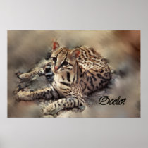 Ocelot art print