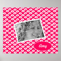 Ocelot Photo Frames - Red posters