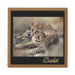 ocelot wild cat lovers refrigerator magnets