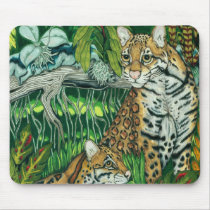 "Ocelots" Mousepad by catherinehowell "Ocelots" Mousepad