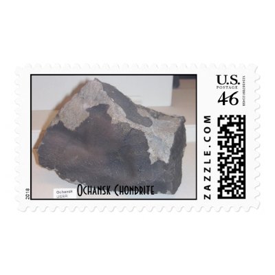 Ochansk Chondrite $.41 cent stamp by kerchner420