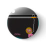 Ocho the Octopus on life support Pinback Button