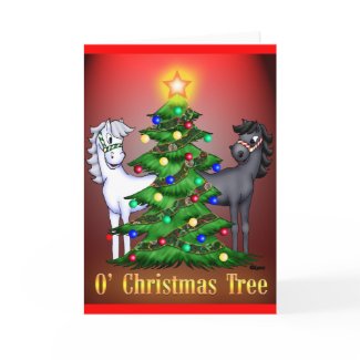 O'Christmas Tree card