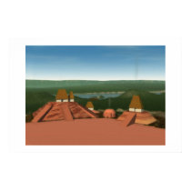 Ocmulgee Mounds Painting posters