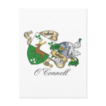 O'Connell Family Crest postcards