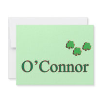 O'Connor Family invitations by irish_names O'Connor Family invitations