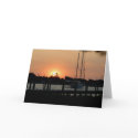 Ocracoke Harbor Sunset 2 cards by Photoguy Ocracoke Harbor Sunset 2 cards