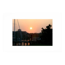 Ocracoke Harbor Sunset posters by Photoguy Ocracoke Harbor Sunset posters