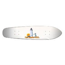 Ocracoke Island Lighthouse. Skate Board